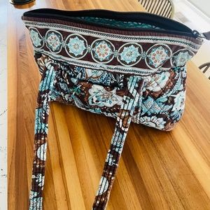 Vera Bradley Blue and Brown Pattern Bag